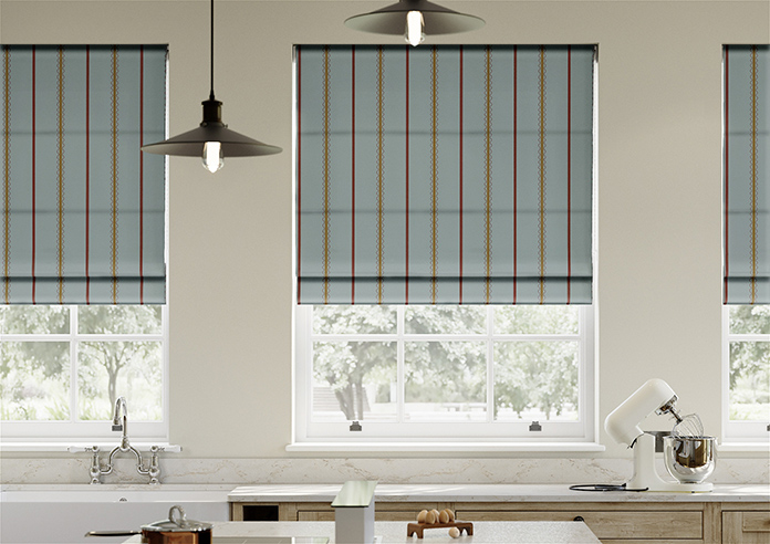 The British Stripe Co. Alfred, Highlands No.1 - Roman Blind - Image 3